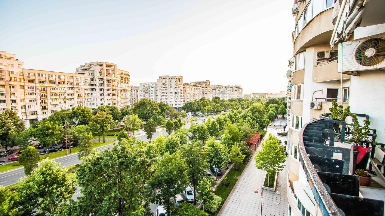Unirii Boulevard View Apartment Bucharest Exterior photo